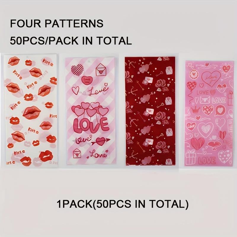 50 шт., пакет для конфет на День святого Валентина, упаковочный пакет для любви, огненно-красная помада, пакет для печенья, подарочный пакет для вечеринки, упаковочный пакет для еды, принадлежности для выпечки
50 шт., пакет для конфет на День святого Валентина, упаковочный пакет для любви, огненно-красная помада, пакет для печенья, подарочный пакет для вечеринки, упаковочный пакет для еды, принадлежности для выпечки