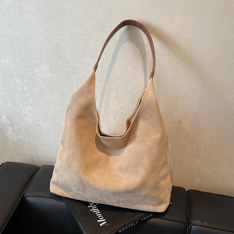 Вместительная ретро простая сумка через плечо женская новая нишевая дизайнерская сумка-тоут сумка для учебы и работы белый