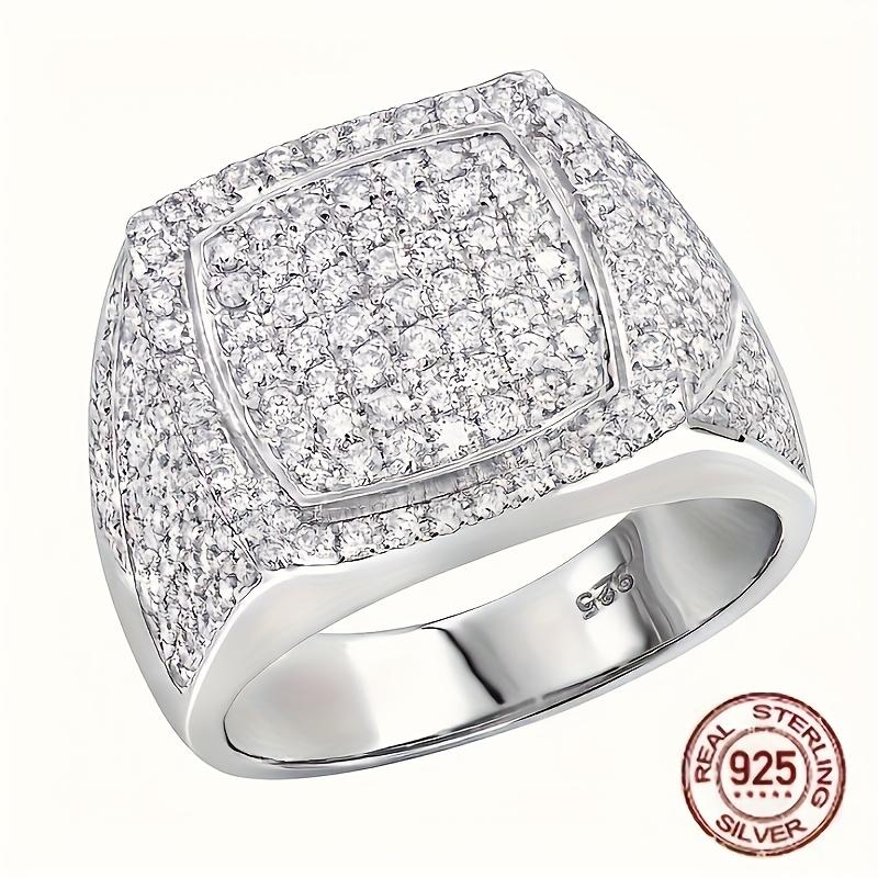 Classic 925 Silver Wedding Band Rings For Men Vintage Wide Version Micro Zircon Stone Icy Out Pinky Hip Hop Ring 12&Platinum Plated білий
Classic 925 Silver Wedding Band Rings For Men Vintage Wide Version Micro Zircon Stone Icy Out Pinky Hip Hop Ring 12&Platinum Plated білий
