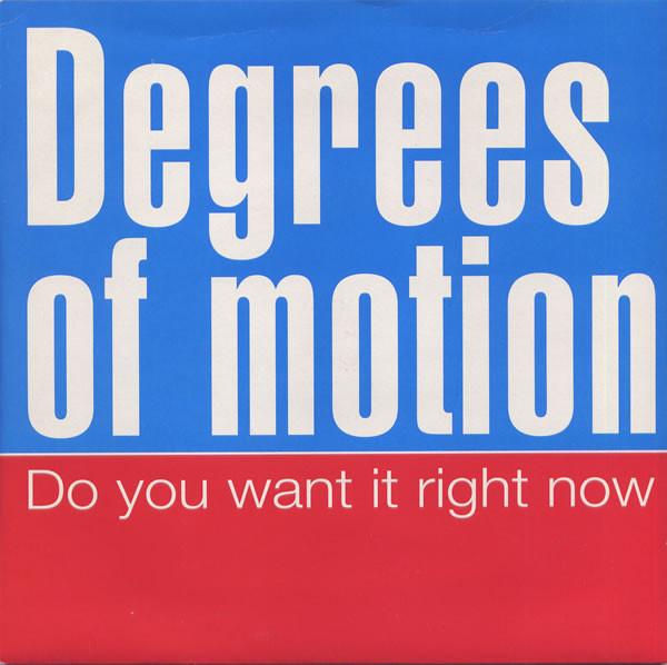 7inch Record DEGREES OF MOTION - Do You Want It Right Now F236 FFRR 1994 UK Dance & Electronica Used
7inch Record DEGREES OF MOTION - Do You Want It Right Now F236 FFRR 1994 UK Dance & Electronica Used