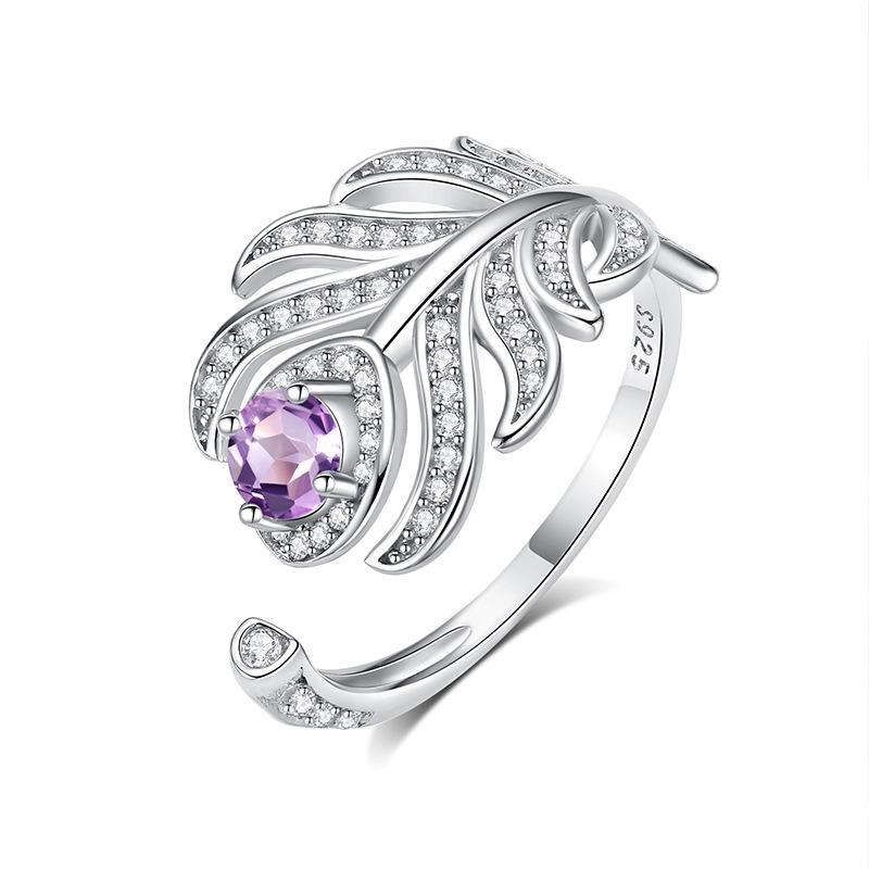 Natural stone full diamond flash peacock tail ring s925 sterling silver high-end light luxury niche jewelry women opening adjustable
Natural stone full diamond flash peacock tail ring s925 sterling silver high-end light luxury niche jewelry women opening adjustable