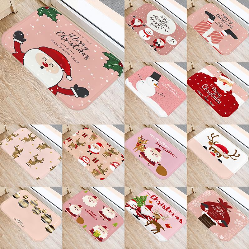 Pink Santa Claus Elk Pattern 40*60 Kitchen Entrance Door Mats Coral Velvet Carpet Doormat Indoor Floor Anti-Slip Rug 48098-2
Pink Santa Claus Elk Pattern 40*60 Kitchen Entrance Door Mats Coral Velvet Carpet Doormat Indoor Floor Anti-Slip Rug 48098-2