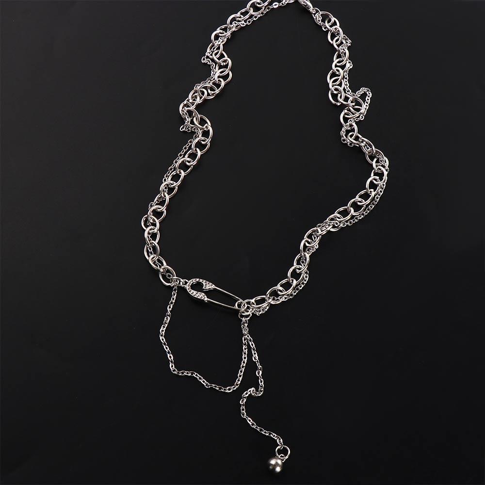 Gothic Safety Pin Women Clavicle Chain Party Jewelry Sweater Necklace Korean Style Pendant Necklace
Gothic Safety Pin Women Clavicle Chain Party Jewelry Sweater Necklace Korean Style Pendant Necklace
