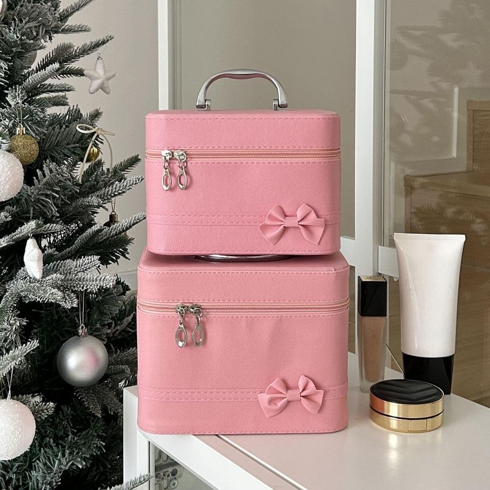 Portable PU Leather Makeup Bag Zinc Zinc Alloy Handle Handheld Makeup Case Data Cable Storage S
Portable PU Leather Makeup Bag Zinc Zinc Alloy Handle Handheld Makeup Case Data Cable Storage S