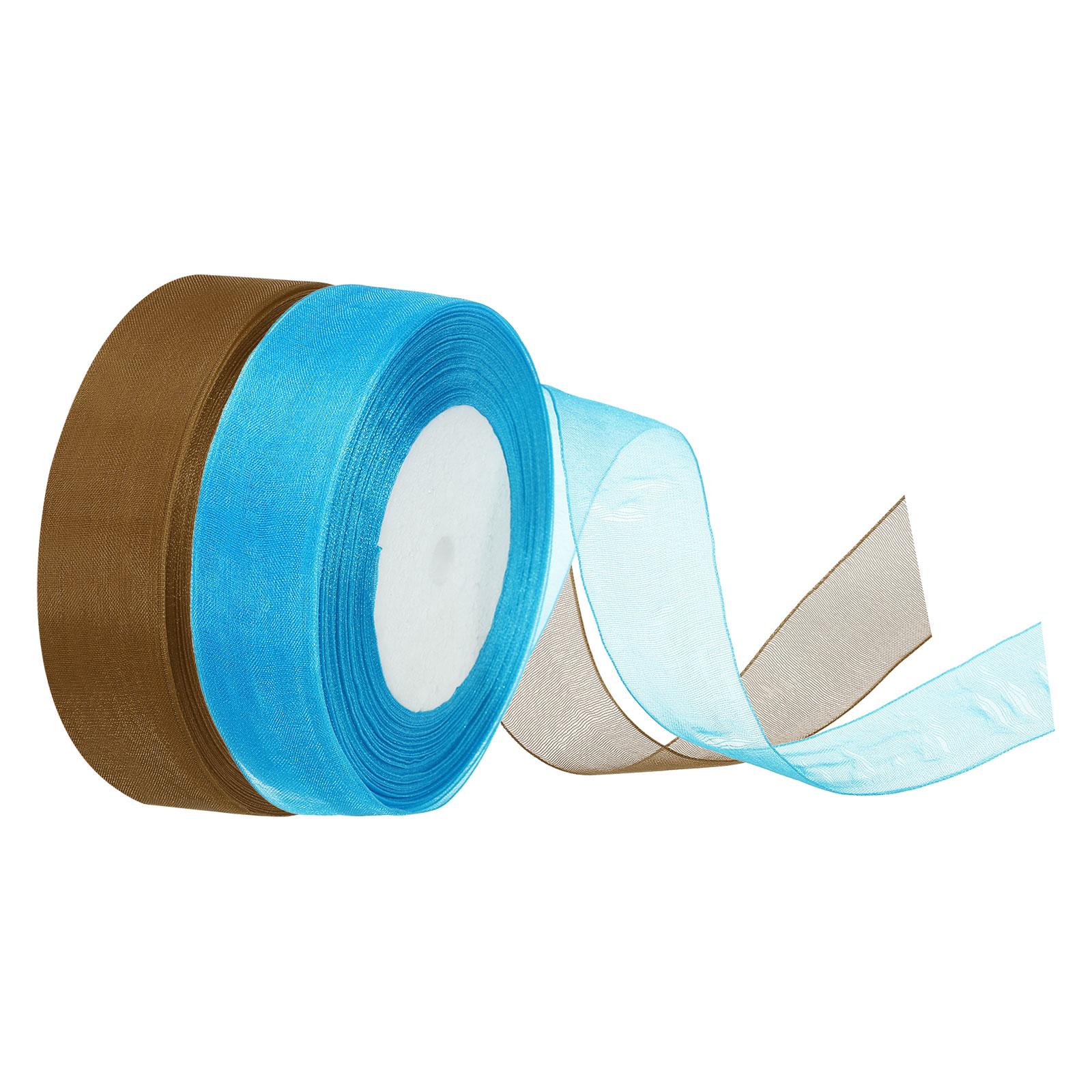 1 Organza Ribbon 100 Yard Gift Wrapping Ribbon for Bouquet Cake Invitations Card Decoration Home Party Decoration (50Yard/Roll) 1 Inch
1 Organza Ribbon 100 Yard Gift Wrapping Ribbon for Bouquet Cake Invitations Card Decoration Home Party Decoration (50Yard/Roll) 1 Inch