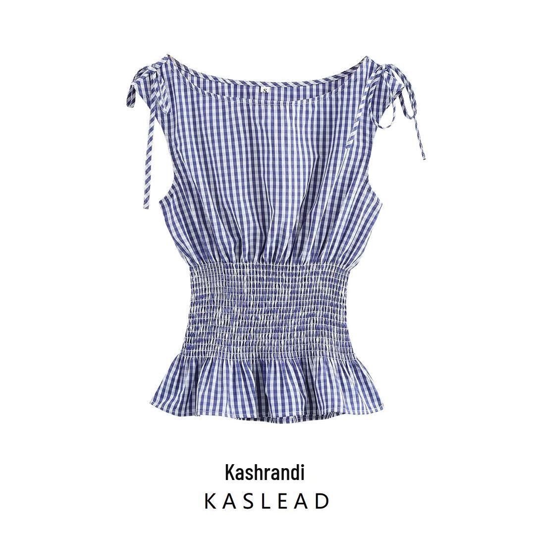 2025 Spring Women s European & American Style Striped Tie-Up Ruched Waist Top Extra Small синий
2025 Spring Women s European & American Style Striped Tie-Up Ruched Waist Top Extra Small синий