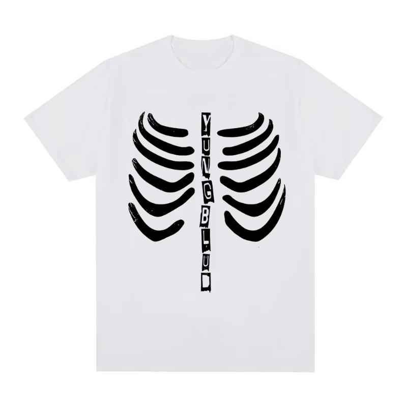 Yungblud Skeleton T Shirt Men Women Clothing Fashion Punk Rock Short Sleeve T-shirts Summer Casual 100% Cotton Oversized T-shirt 5XL різнокольоровий
Yungblud Skeleton T Shirt Men Women Clothing Fashion Punk Rock Short Sleeve T-shirts Summer Casual 100% Cotton Oversized T-shirt 5XL різнокольоровий