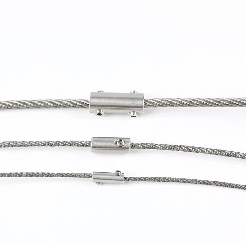 10PCS Stainless Steel 304 Hand Screw Wire Rope Clip Clamp Fit with Hexagon Grub Bolts Buckle for 2 3 4 5 6 8 10mm Cable For 1.5mm wire
10PCS Stainless Steel 304 Hand Screw Wire Rope Clip Clamp Fit with Hexagon Grub Bolts Buckle for 2 3 4 5 6 8 10mm Cable For 1.5mm wire