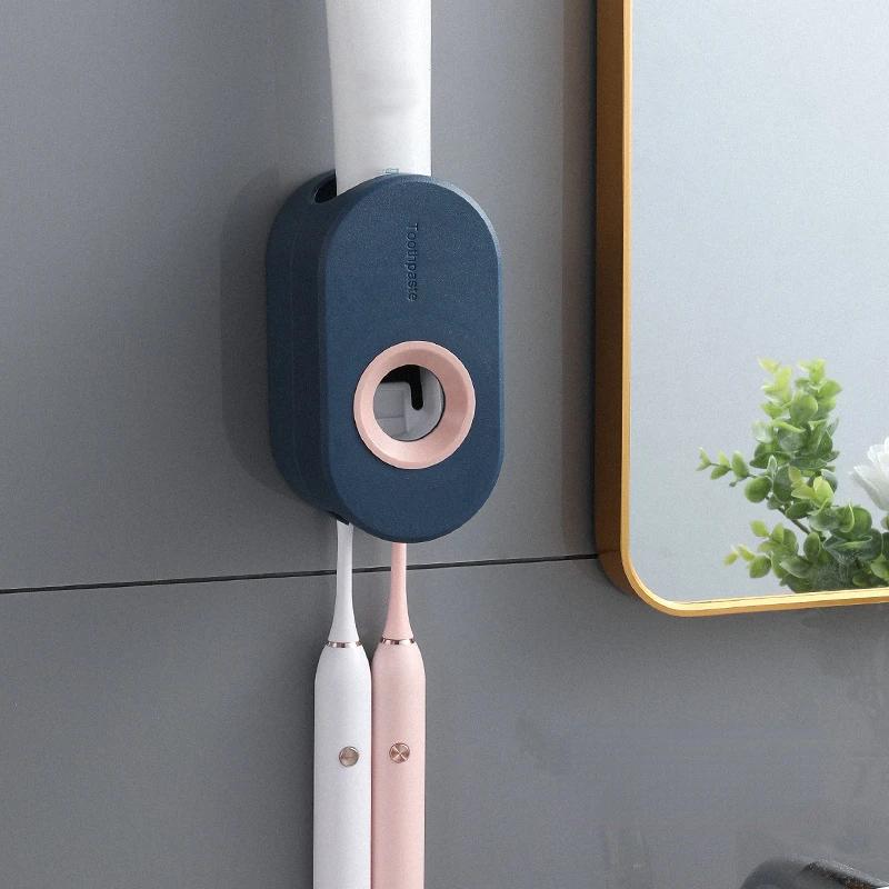 1 Upgraded Automatic Toothpaste Dispenser Toothpaste Squeezer Bathroom Wall Mounted Dust Bracket Toothbrush Holder
1 Upgraded Automatic Toothpaste Dispenser Toothpaste Squeezer Bathroom Wall Mounted Dust Bracket Toothbrush Holder