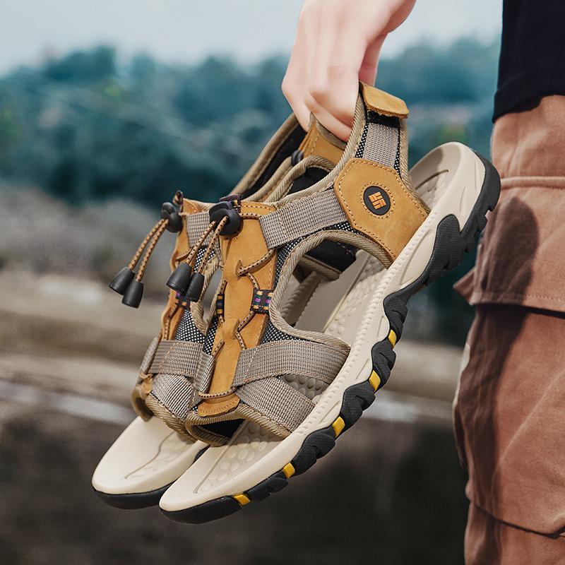 Мужские походные сандалии черные кожаные уличные летние коричневые широкие ладонные туфли цвета хаки пляжная обувь больших размеров с открытым носком больших размеров EU:46 хаки
Мужские походные сандалии черные кожаные уличные летние коричневые широкие ладонные туфли цвета хаки пляжная обувь больших размеров с открытым носком больших размеров EU:46 хаки