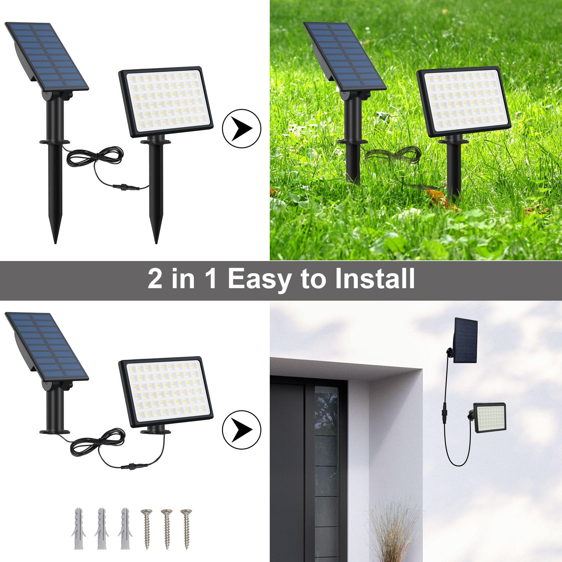 T-SUN 1-2PCS 54LED Solar Power Light Energy Saving Solar Garden Light Outdoor 3000K/6000K Solar Spotlight IP65 Solar Lamp warm white
T-SUN 1-2PCS 54LED Solar Power Light Energy Saving Solar Garden Light Outdoor 3000K/6000K Solar Spotlight IP65 Solar Lamp warm white