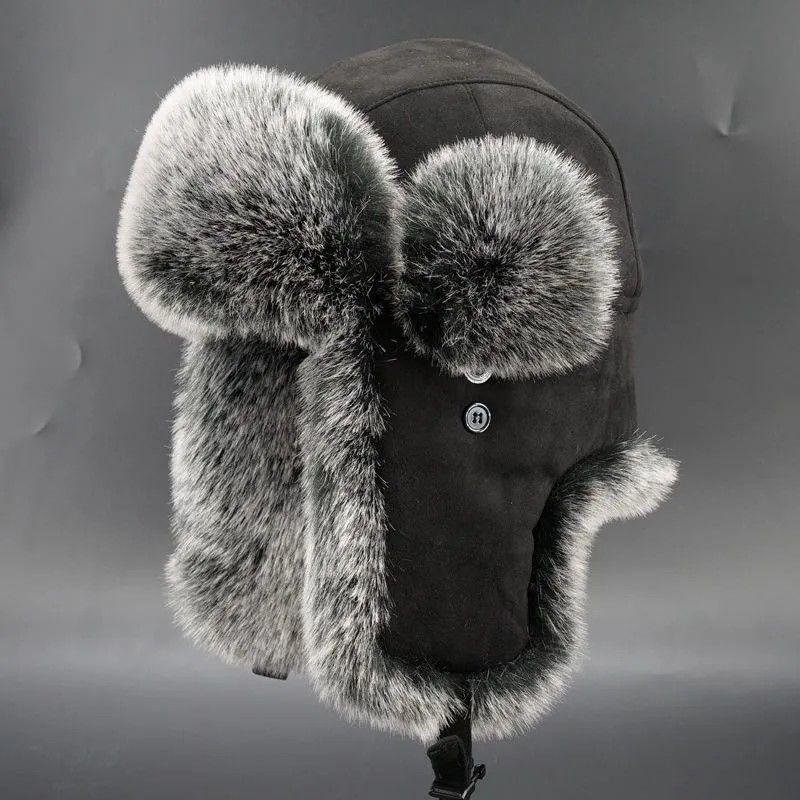 Bomber Hat Men s Winter Thick Ear Protection Cold Hat Cycling Warm Windproof Ski Hat 58-60cm
Bomber Hat Men s Winter Thick Ear Protection Cold Hat Cycling Warm Windproof Ski Hat 58-60cm
