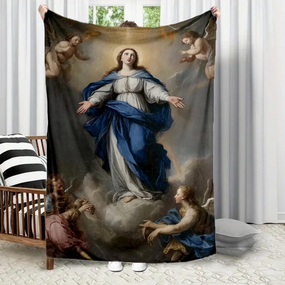 theme of the Virgin Mary Flannel printed blanket suitable for all seasons suitable for living room office sofa and travel 75x100cm (30x40inch)
theme of the Virgin Mary Flannel printed blanket suitable for all seasons suitable for living room office sofa and travel 75x100cm (30x40inch)