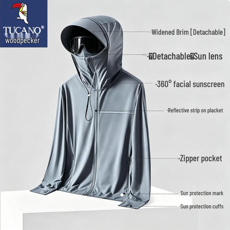 TUCANO Men s Lightweight Sun Protection Fishing Jacket 4XL
TUCANO Men s Lightweight Sun Protection Fishing Jacket 4XL