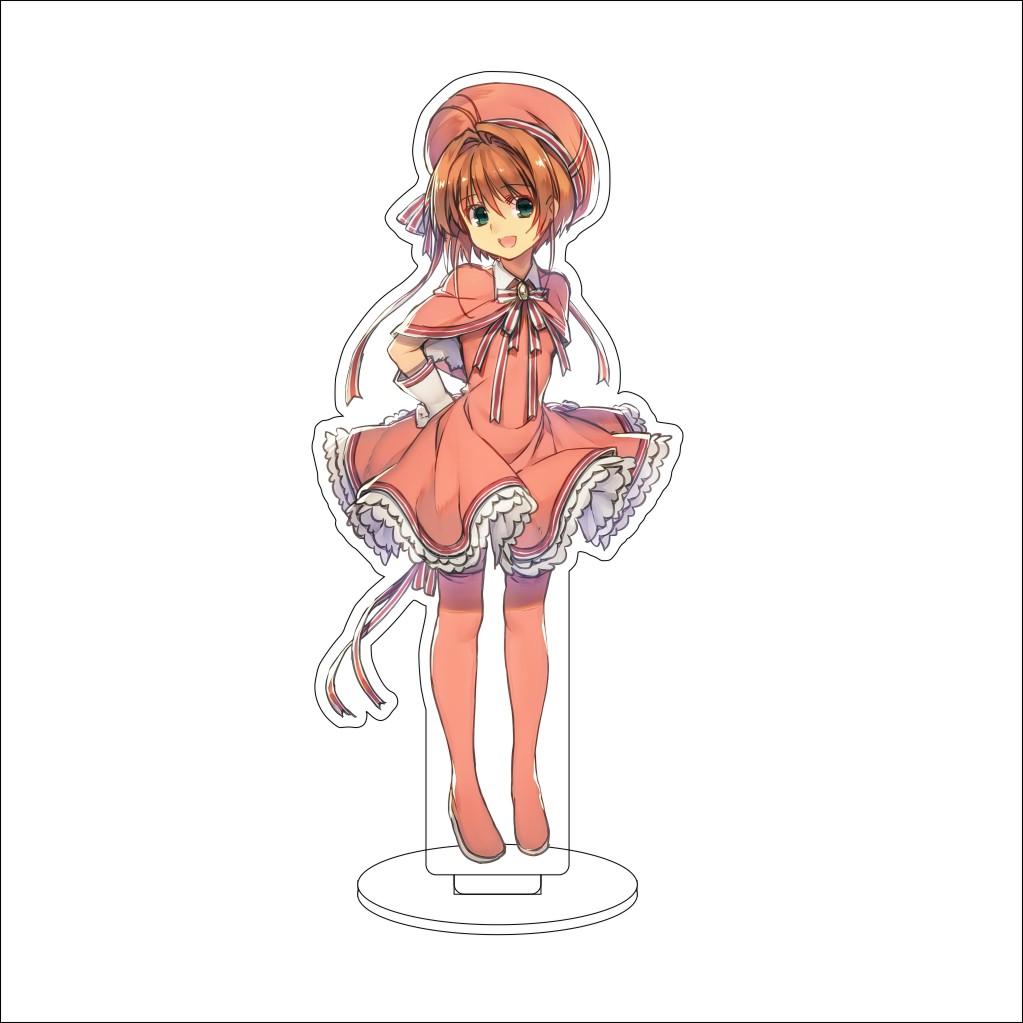 16CM Anime Cardcaptor Sakura Cosplay Acrylic Stand Ornaments KINOMOTO SAKURA/CERBERUS/LI SYAORAN Figure Stand Halloween Gifts 16CM
16CM Anime Cardcaptor Sakura Cosplay Acrylic Stand Ornaments KINOMOTO SAKURA/CERBERUS/LI SYAORAN Figure Stand Halloween Gifts 16CM