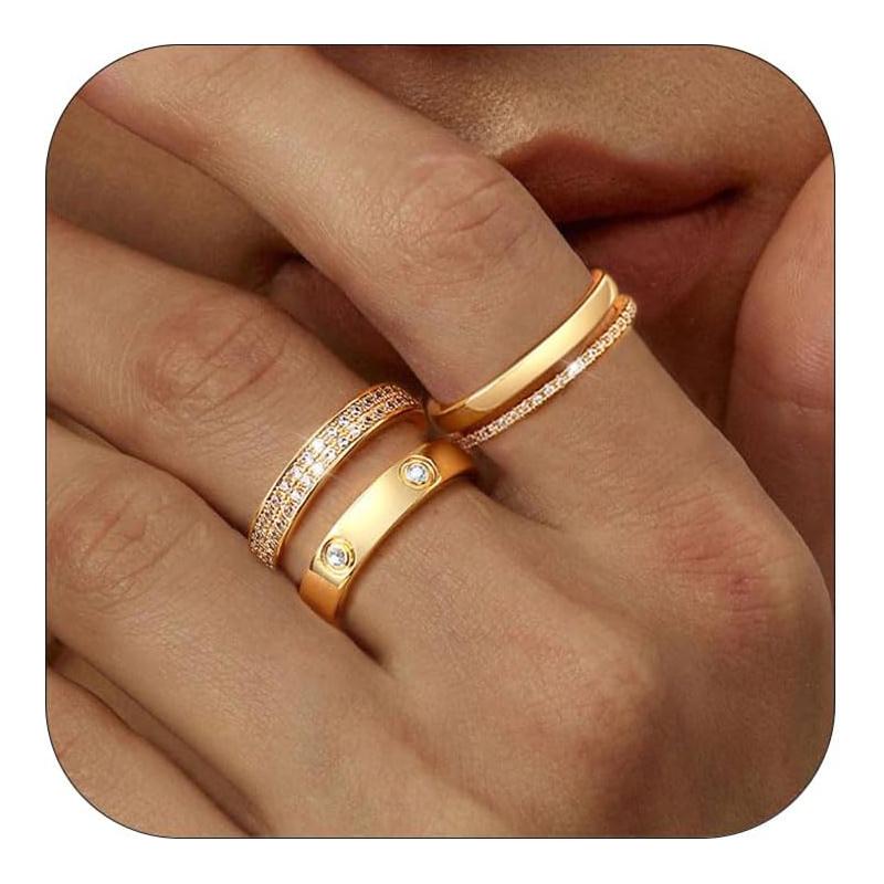 Женские аксессуары можно штабелировать, модный женский комплект колец из циркона, размер колец 6, 7, 8, 9, 10, 11 
Женские аксессуары можно штабелировать, модный женский комплект колец из циркона, размер колец 6, 7, 8, 9, 10, 11