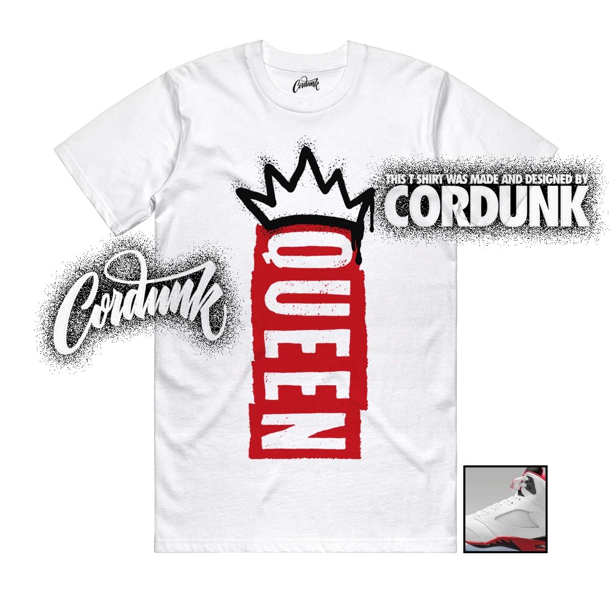 5 Fire Red Black Tongue White Varsity University Bred T Shirt Match Q1 4XL
5 Fire Red Black Tongue White Varsity University Bred T Shirt Match Q1 4XL