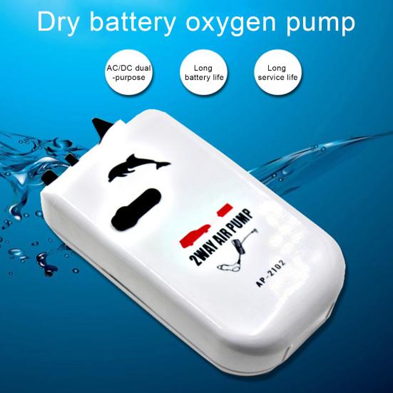 Portable Oxygen Pump Low Noise Waterproof Easy to Use Fish Tank Aquarium Spare Oxygen Pump Fishing Accessories білий
Portable Oxygen Pump Low Noise Waterproof Easy to Use Fish Tank Aquarium Spare Oxygen Pump Fishing Accessories білий