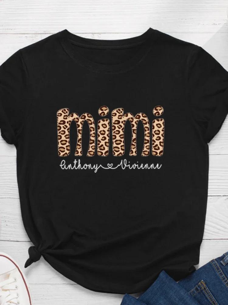 Leopard Mimi Letter Print Women T Shirt Short Sleeve O Neck Loose Women Tshirt Ladies Fashion Tee Shirt Tops Camisetas Mujer XXXL світло-сірого кольору
Leopard Mimi Letter Print Women T Shirt Short Sleeve O Neck Loose Women Tshirt Ladies Fashion Tee Shirt Tops Camisetas Mujer XXXL світло-сірого кольору