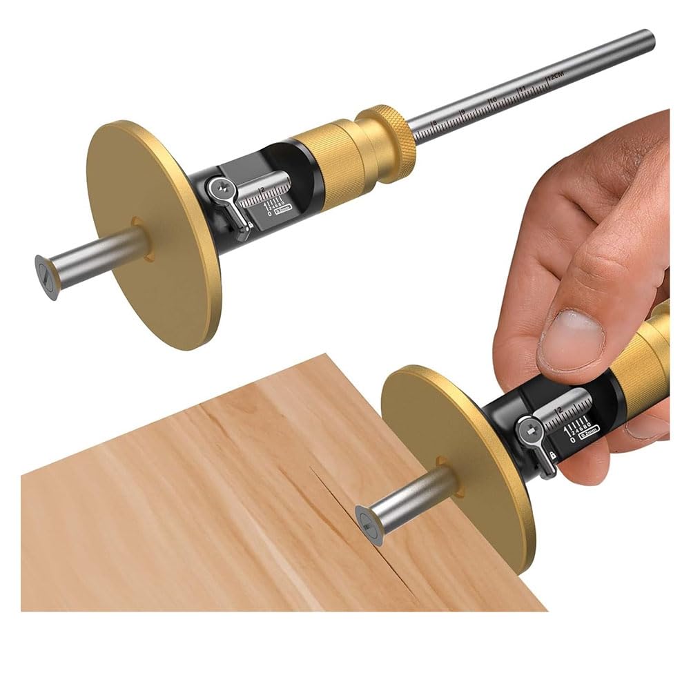 Buerjia Wheel Marker Dovetail Scribing Gauge for Scriber Marker Essential Tool for Woodworking Projects Gauge, Woodworking, Tool,
Buerjia Wheel Marker Dovetail Scribing Gauge for Scriber Marker Essential Tool for Woodworking Projects Gauge, Woodworking, Tool,