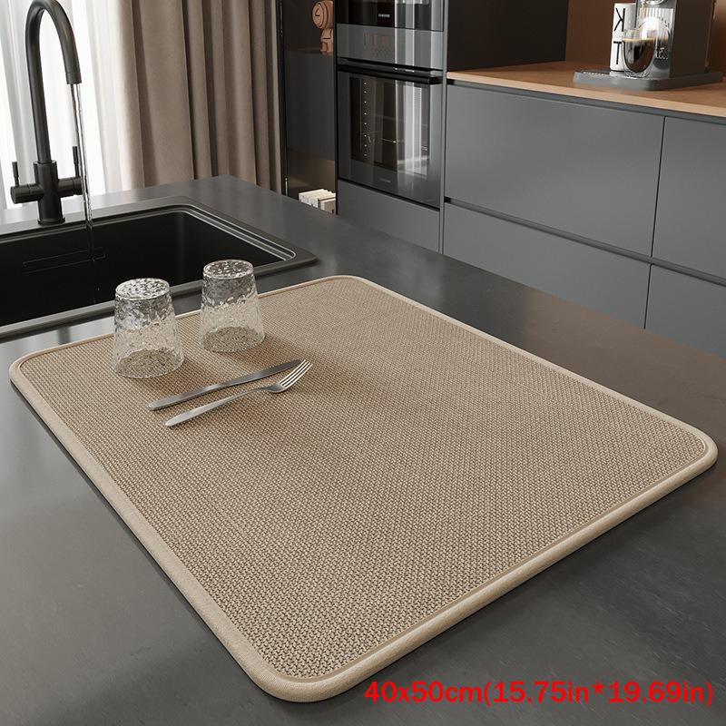 40x50cm Kitchen Counter Drying Mat Absorbent Dish Drainer Pad Heat Resistant Non Slip Placemat for Table Cups Plates Utensils коричневий
40x50cm Kitchen Counter Drying Mat Absorbent Dish Drainer Pad Heat Resistant Non Slip Placemat for Table Cups Plates Utensils коричневий