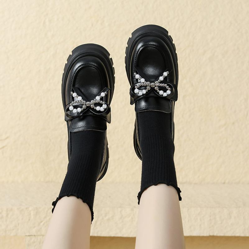 Leather flat for Huizhou women s shoes Su Yinyin, the same loafers increase the height of thick soles, new autumn and winter shoes for women 40
Leather flat for Huizhou women s shoes Su Yinyin, the same loafers increase the height of thick soles, new autumn and winter shoes for women 40