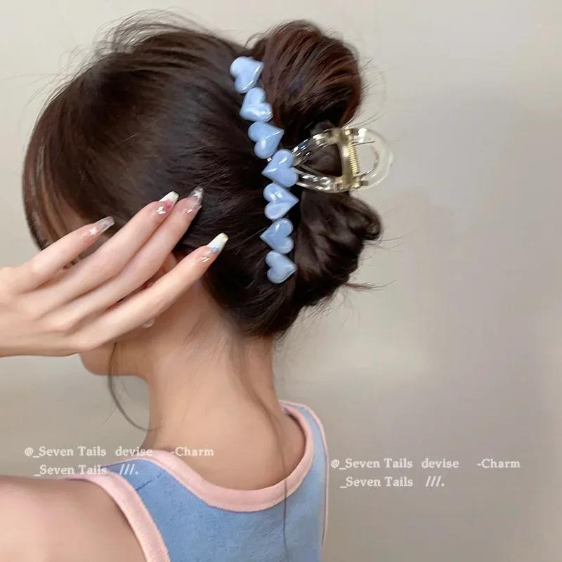 Women s Love Jelly Claw Clip Girl s Back Spoon Summer Korean New Exquisite Shark Clip Fashion Accessories Hair Clip
Women s Love Jelly Claw Clip Girl s Back Spoon Summer Korean New Exquisite Shark Clip Fashion Accessories Hair Clip