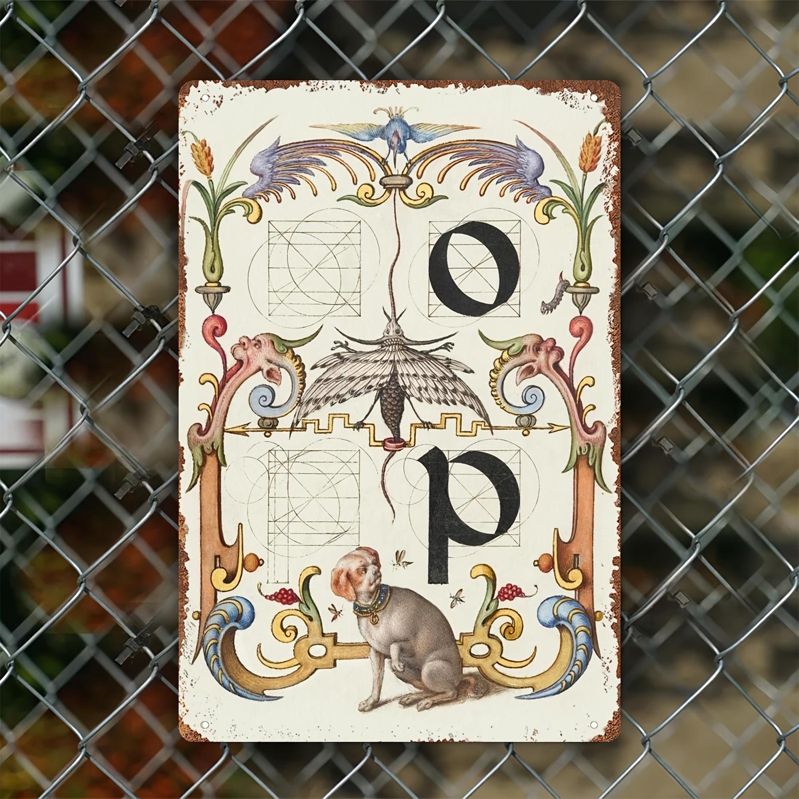 Joris Hoefnagel Art Print Tin Sign Guide for Calligraphy Letters OP Frameless Rectangular Home Decor aluminum 20x30cm
Joris Hoefnagel Art Print Tin Sign Guide for Calligraphy Letters OP Frameless Rectangular Home Decor aluminum 20x30cm