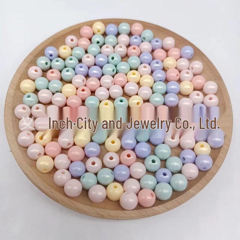 Iridescent Acrylic Macaron Round Beads for DIY Jewelry, Bracelets, and Bag Chains 8mm (1 Jin, 1800 beads)
Iridescent Acrylic Macaron Round Beads for DIY Jewelry, Bracelets, and Bag Chains 8mm (1 Jin, 1800 beads)