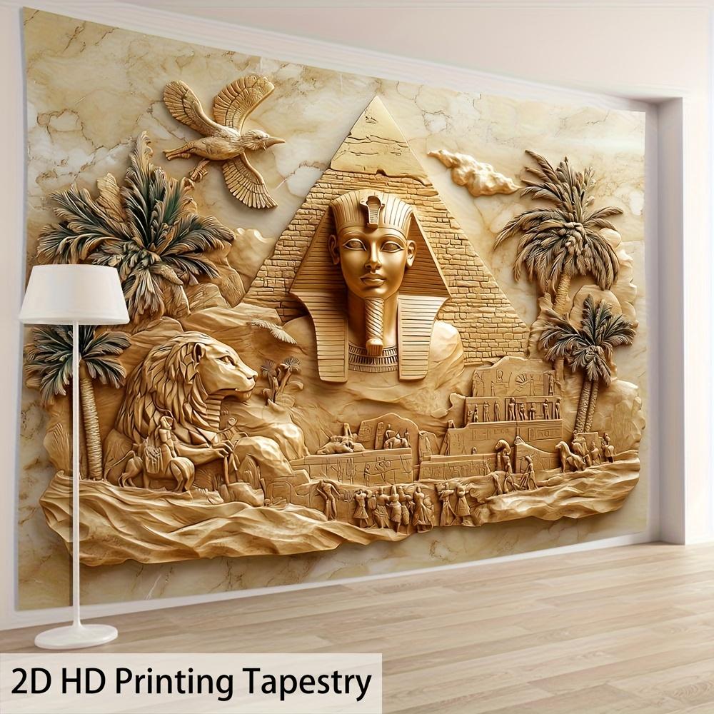 VIKAMA Ancient Egyptian Relief Style Pyramid Tapestry Wall Hanging Suitable For Living Room Study Studio Home Decoration 74x94cm(29x37in)
VIKAMA Ancient Egyptian Relief Style Pyramid Tapestry Wall Hanging Suitable For Living Room Study Studio Home Decoration 74x94cm(29x37in)