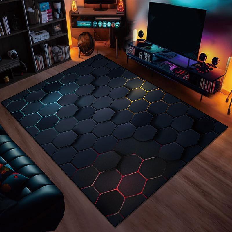 2D Abstract Modern Geometric Illusion Area Rug,Carpet Rug for Living Room Bedroom Sofa Doormat Decor,Kid Game Non-slip Floor Mat 40x60cm
2D Abstract Modern Geometric Illusion Area Rug,Carpet Rug for Living Room Bedroom Sofa Doormat Decor,Kid Game Non-slip Floor Mat 40x60cm