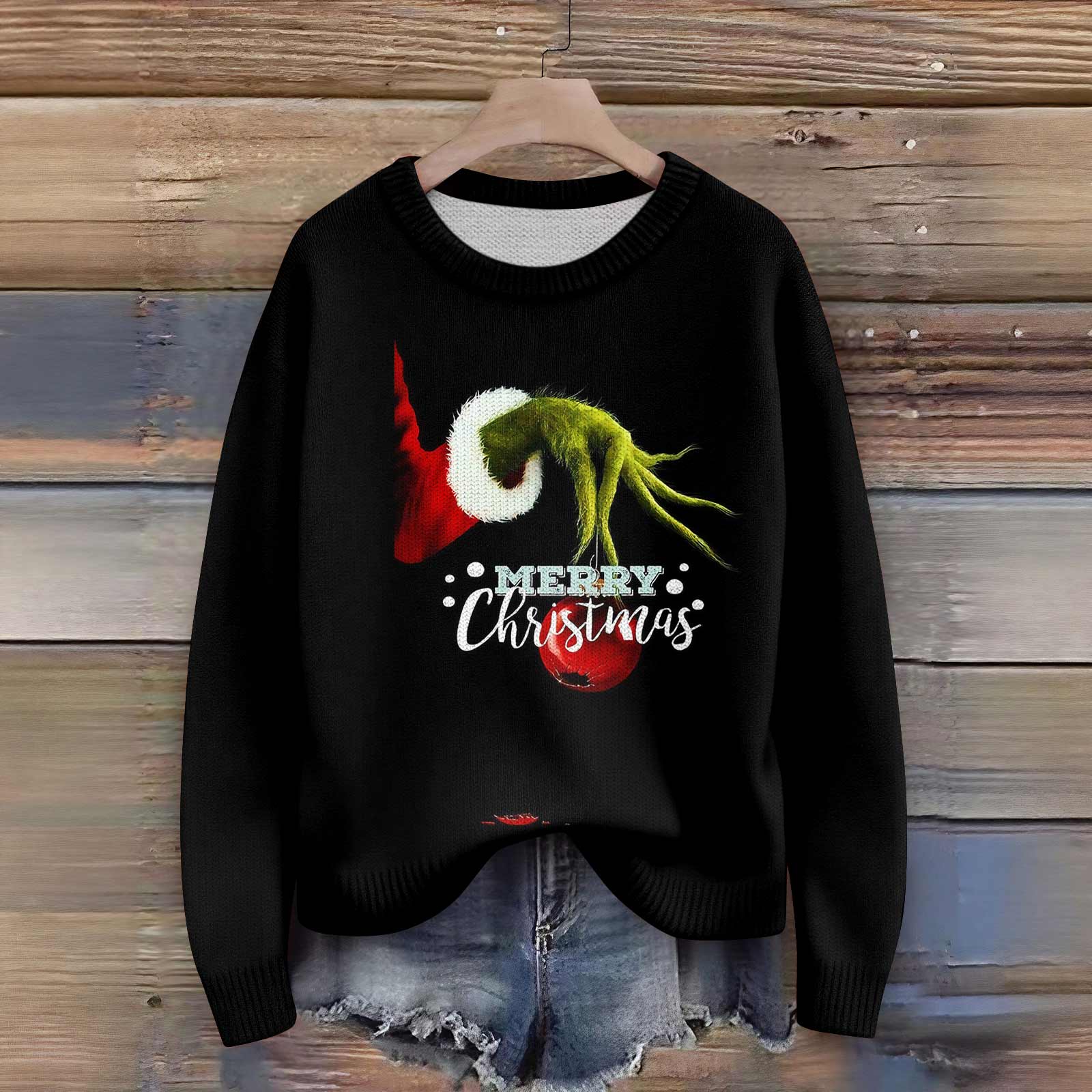 Пуловеры с длинным рукавом для женщин, с круглым вырезом, повседневные, милые, с принтом, вязаные, оверсайз XL чёрный
Пуловеры с длинным рукавом для женщин, с круглым вырезом, повседневные, милые, с принтом, вязаные, оверсайз XL чёрный