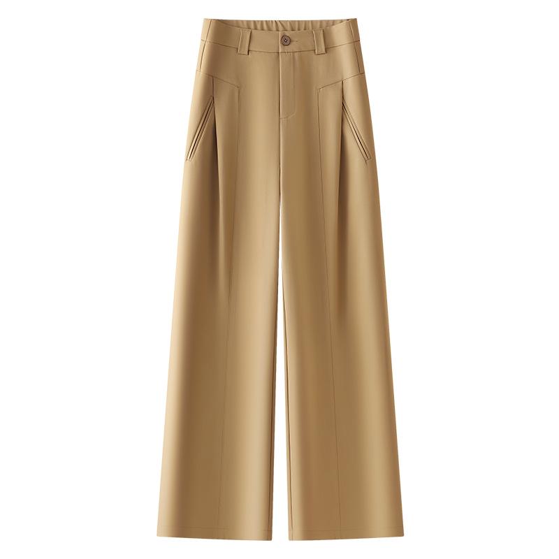 2025 Khaki High-Waisted Wide-Leg Pants for Women - Spring & Autumn Casual Drape Suit Pants XL
2025 Khaki High-Waisted Wide-Leg Pants for Women - Spring & Autumn Casual Drape Suit Pants XL