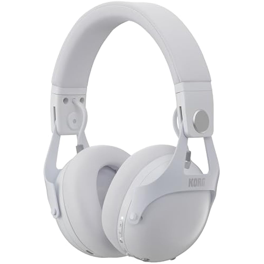 KORG Noise Cancelling DJ Headphones NC-Q1 WH White Wireless Bluetooth Google Assistant Siri 36 Ho...
KORG Noise Cancelling DJ Headphones NC-Q1 WH White Wireless Bluetooth Google Assistant Siri 36 Ho...