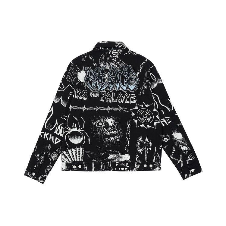 Куртка Palace X Lotties Collab с ручной росписью и цветочным принтом, верхняя одежда унисекс, черная P20JK002 L
Куртка Palace X Lotties Collab с ручной росписью и цветочным принтом, верхняя одежда унисекс, черная P20JK002 L