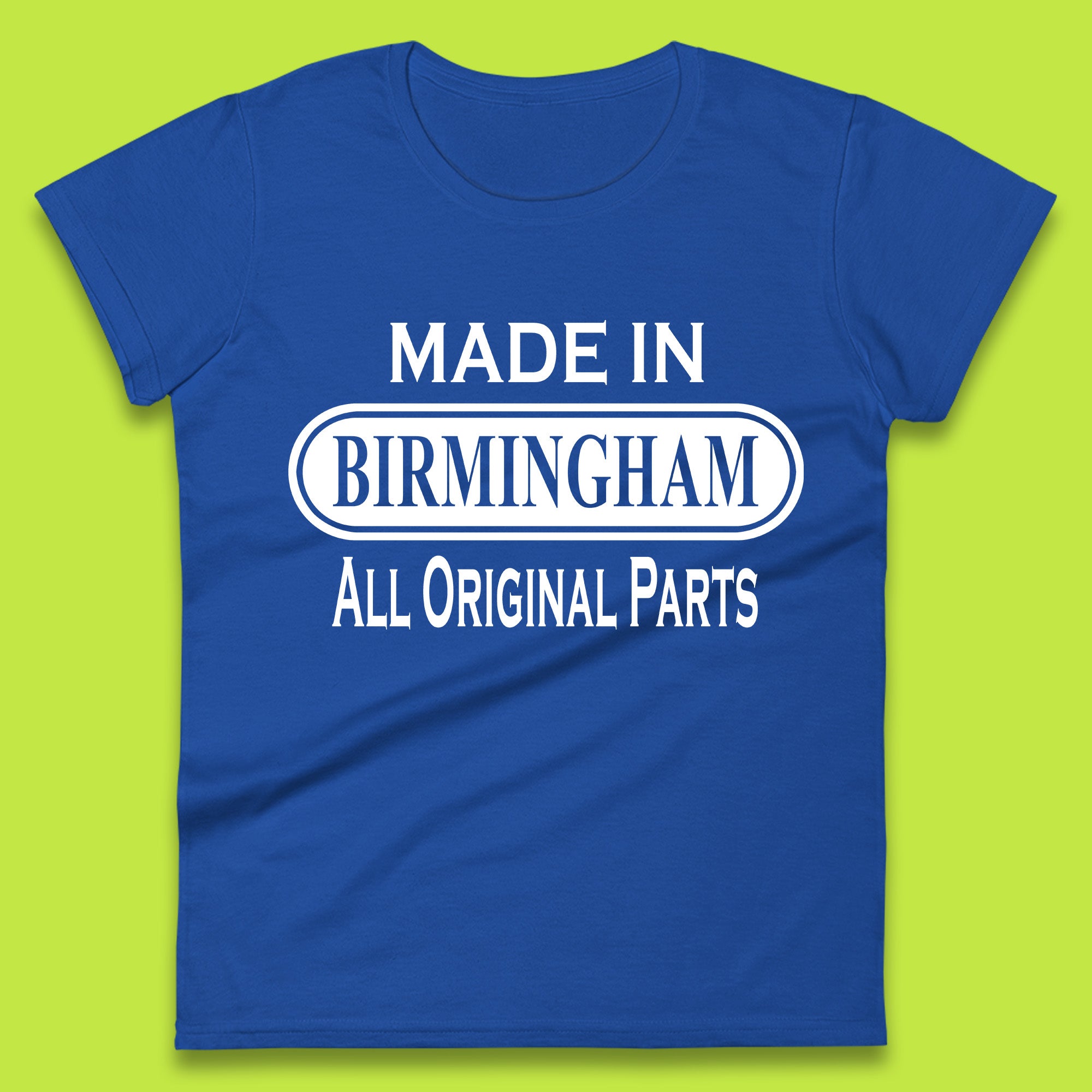 Made In Birmingham All Original Parts Vintage Retro Birthday City In England Gift Womens Tee T Shirt Mens Tops Unisex Top 4XL
Made In Birmingham All Original Parts Vintage Retro Birthday City In England Gift Womens Tee T Shirt Mens Tops Unisex Top 4XL