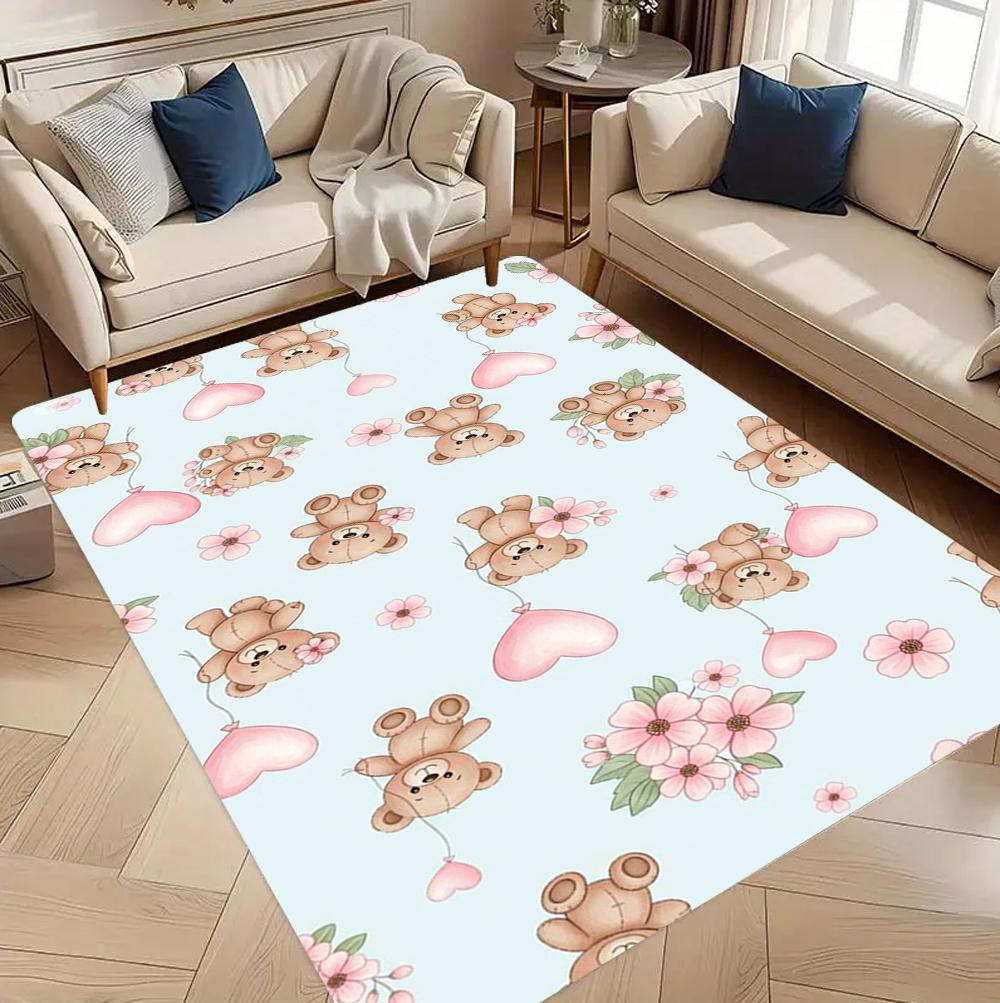 Cartoon Bear Carpet Mat Rug Heart Balloon Pink Romantic Cute Kids Room Non-Slip Home Decoration Living Room Bedroom Floor Mat 40x60cm
Cartoon Bear Carpet Mat Rug Heart Balloon Pink Romantic Cute Kids Room Non-Slip Home Decoration Living Room Bedroom Floor Mat 40x60cm