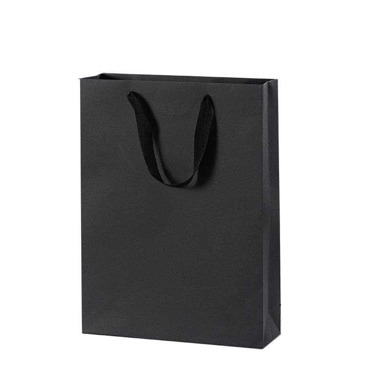 Black Vertical Business Gift Bag for Clothing and Accessories - Cardboard Handbag In Stock Black; 250g Black Card; Vertical 12x5.7x16
Black Vertical Business Gift Bag for Clothing and Accessories - Cardboard Handbag In Stock Black; 250g Black Card; Vertical 12x5.7x16
