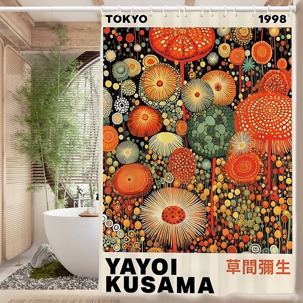 Yayoi Kusama Art Bathroom Shower Curtain Shielding Partition Shower Curtain Quick Dry Can Be Scrubable Light Opaque Bath 90x180 cm
Yayoi Kusama Art Bathroom Shower Curtain Shielding Partition Shower Curtain Quick Dry Can Be Scrubable Light Opaque Bath 90x180 cm