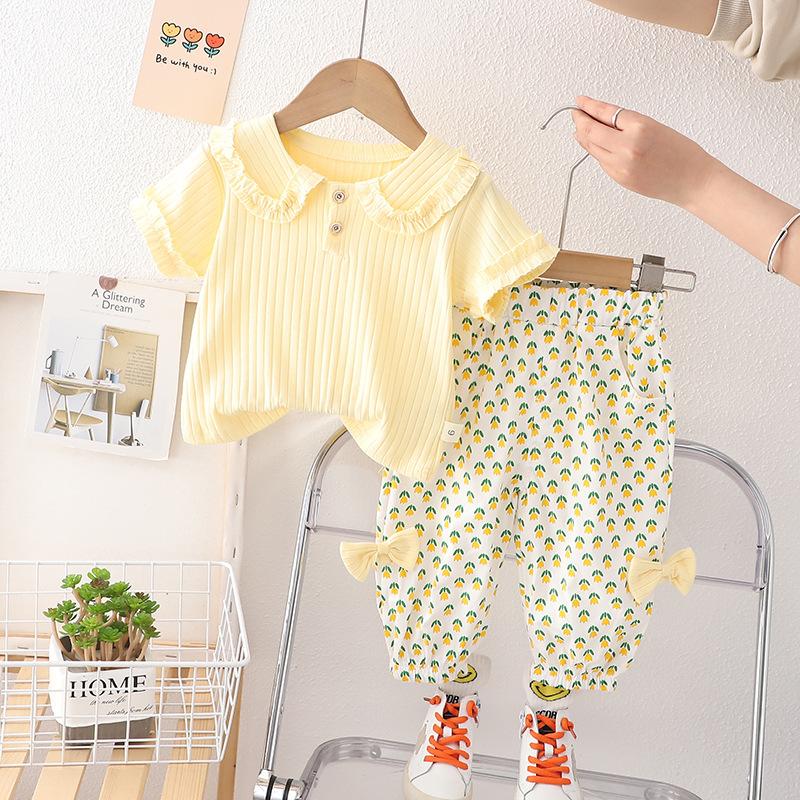 Новый летний комплект одежды для девочек, детская повседневная футболка и шорты, комплект из 2 предметов, спортивный костюм для малышей, детская одежда, детские спортивные костюмы 90 жёлтый
Новый летний комплект одежды для девочек, детская повседневная футболка и шорты, комплект из 2 предметов, спортивный костюм для малышей, детская одежда, детские спортивные костюмы 90 жёлтый