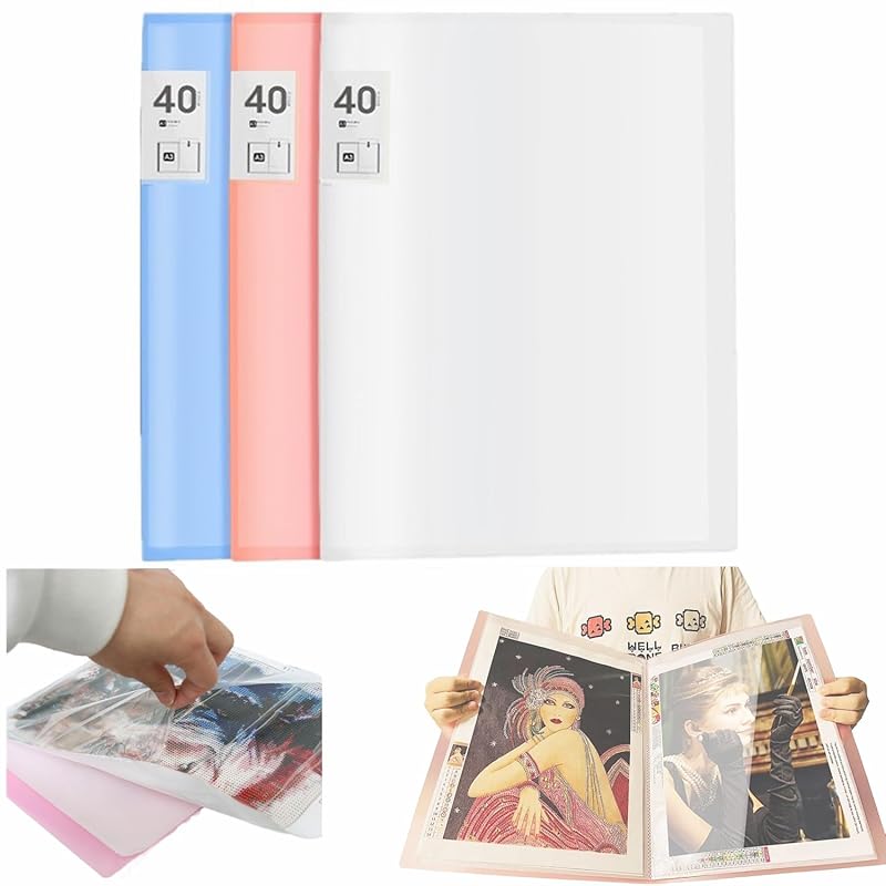 diamond art storage file A3/8K diamond painting storage book 40 pockets 80 sheets storage waterproof transparent cover Clear diamond art storage
diamond art storage file A3/8K diamond painting storage book 40 pockets 80 sheets storage waterproof transparent cover Clear diamond art storage