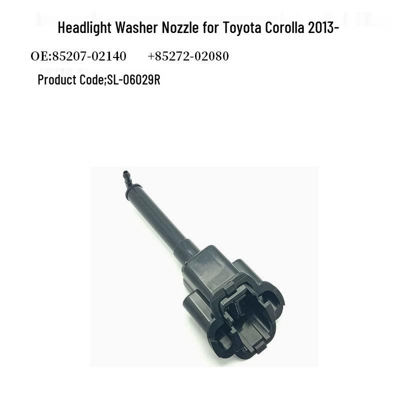 Toyota Corolla 2013 Headlight Washer Nozzle - Part numbers 85208-02140, 85207-02140
Toyota Corolla 2013 Headlight Washer Nozzle - Part numbers 85208-02140, 85207-02140