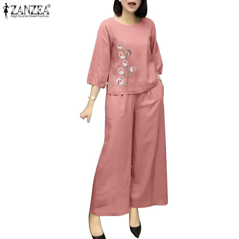 ZANZEA Womens 3/4 Sleeve Print Blouse and Pants Casual Two Piece Suit Sets S зелёный
ZANZEA Womens 3/4 Sleeve Print Blouse and Pants Casual Two Piece Suit Sets S зелёный