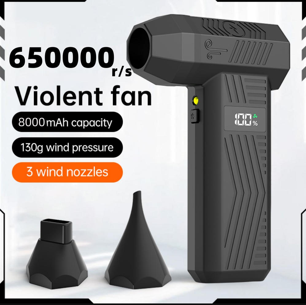 Turbo Fan Jet 650000RPM Turbo Jet Blower Brushless Vacuum Cleaner Blower For PC/Keyboard/Home/Car Cleaning Air Duster Blower
Turbo Fan Jet 650000RPM Turbo Jet Blower Brushless Vacuum Cleaner Blower For PC/Keyboard/Home/Car Cleaning Air Duster Blower