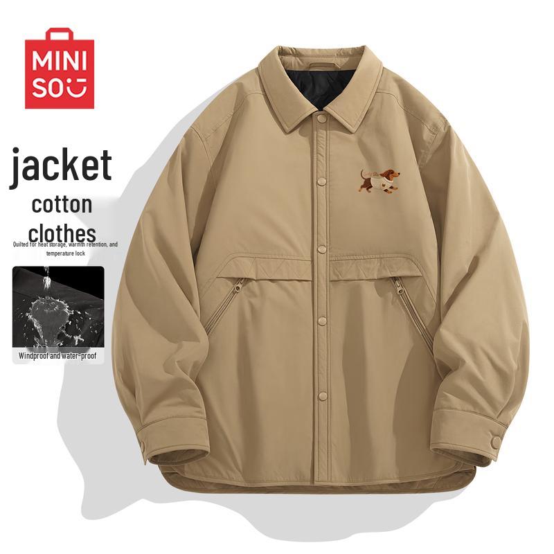 MINISO Men s American Casual Winter Padded Jacket with Dachshund Embroidery 3XL
MINISO Men s American Casual Winter Padded Jacket with Dachshund Embroidery 3XL