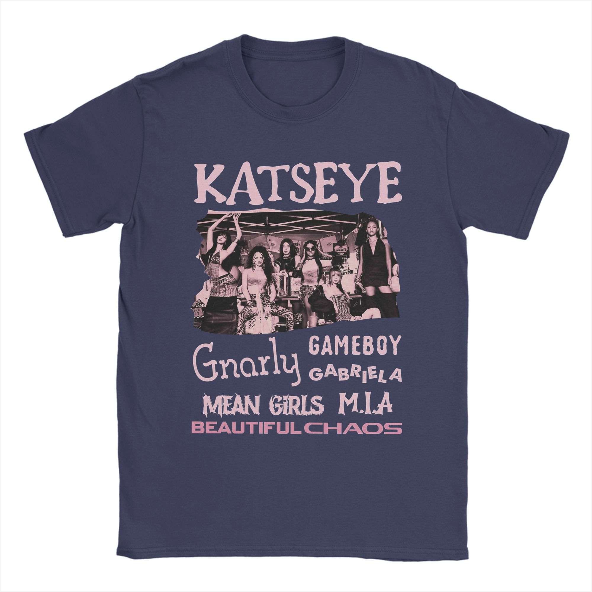 Casual Katseye Kpop Girl Group T-Shirt Men Crew Neck Cotton T Shirts Short Sleeve Tee Shirt Printed Clothing XL
Casual Katseye Kpop Girl Group T-Shirt Men Crew Neck Cotton T Shirts Short Sleeve Tee Shirt Printed Clothing XL