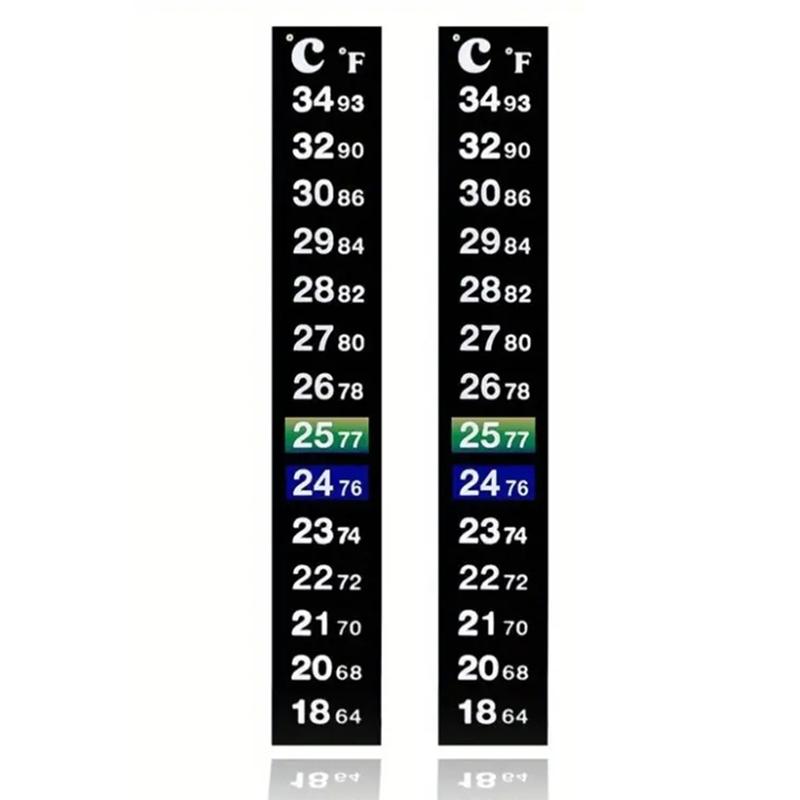 2pcs/set Aquarium Fish Tank Thermometer Temperature Sticker Aquarium Accessories Digital Dual Scale Stick-on HighQuality Durable
2pcs/set Aquarium Fish Tank Thermometer Temperature Sticker Aquarium Accessories Digital Dual Scale Stick-on HighQuality Durable