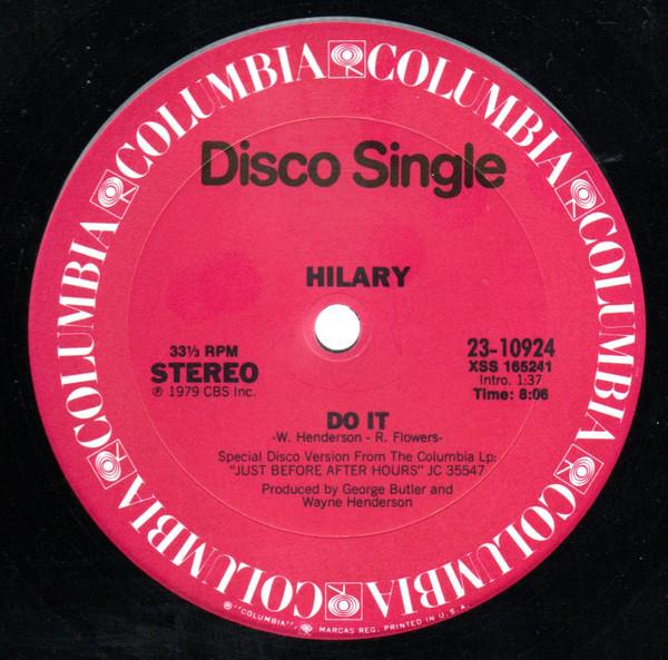12inch Record HILARY SCHMIDT - Do It / Sundancers 2310924 Columbia 1979 US Soul/Funk Used
12inch Record HILARY SCHMIDT - Do It / Sundancers 2310924 Columbia 1979 US Soul/Funk Used