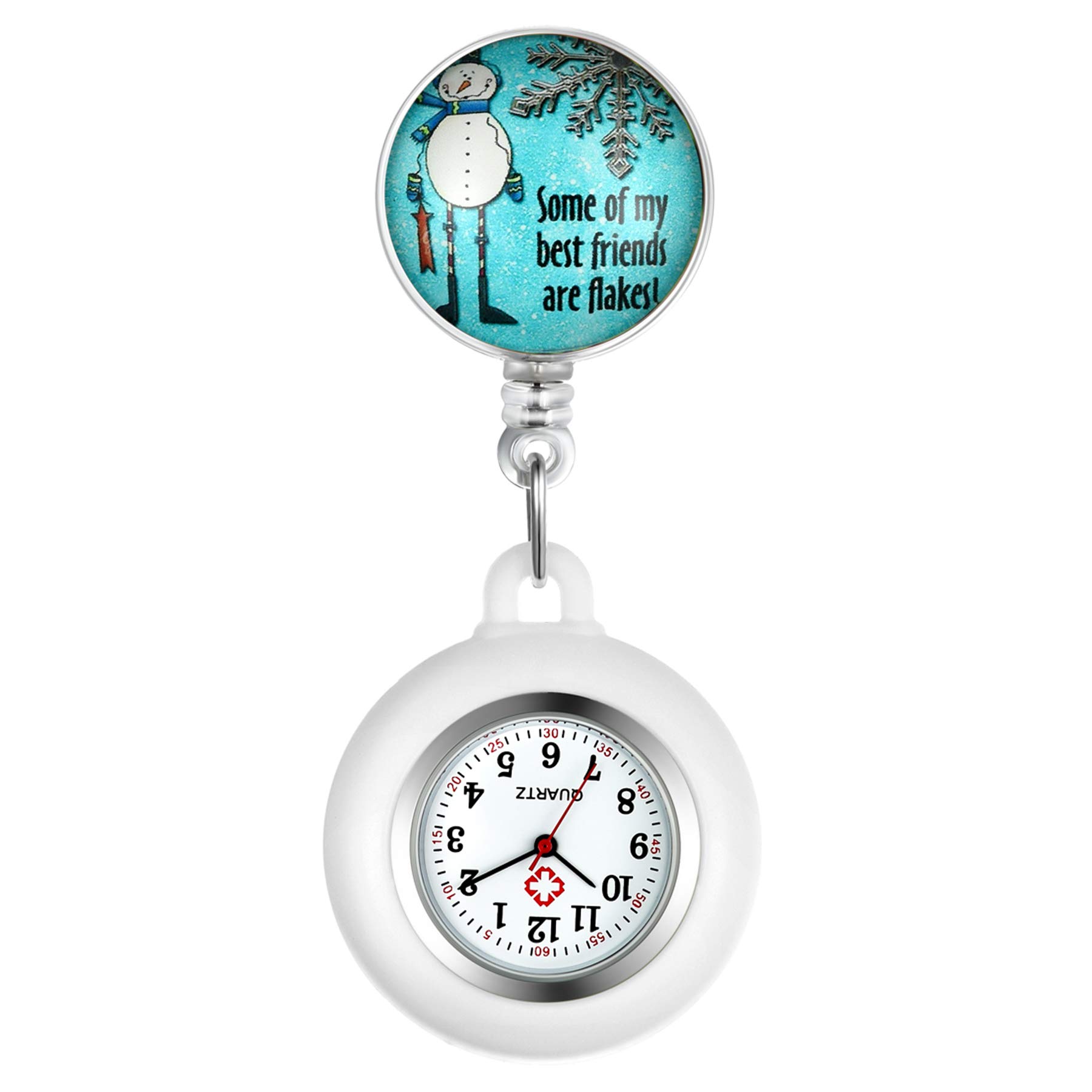 Lancardo Nurse Watch Clock Nurse Silicone Watch Pocket Watch Clip Stretchable Snowman Analog Watch Pocket Watch Men s Women s
Lancardo Nurse Watch Clock Nurse Silicone Watch Pocket Watch Clip Stretchable Snowman Analog Watch Pocket Watch Men s Women s