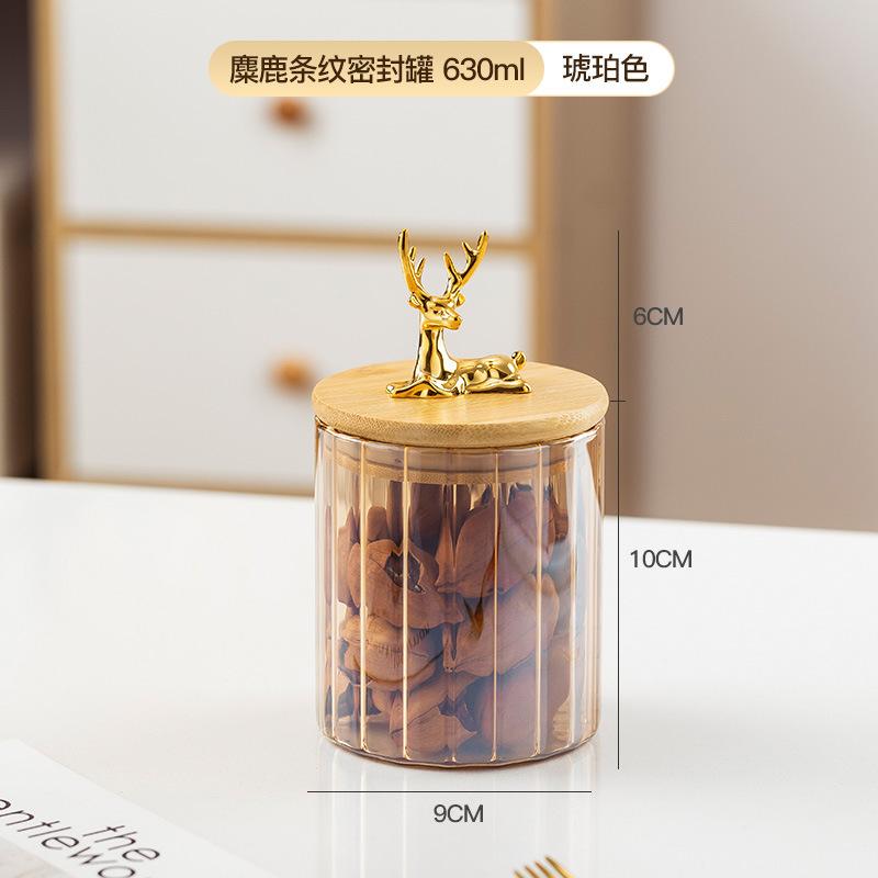 Банка из прозрачного стекла Nordic, банка для хранения зерна из боросиликатного стекла, банка для хранения сухофруктов с бамбуковой крышкой в виде головы оленя
Банка из прозрачного стекла Nordic, банка для хранения зерна из боросиликатного стекла, банка для хранения сухофруктов с бамбуковой крышкой в виде головы оленя